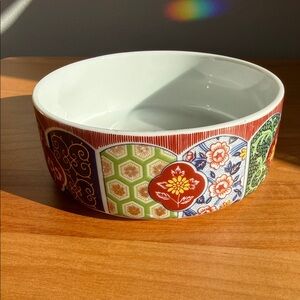 Vintage Japanese Arita Imari Porcelain Trinket Bowl Hand Painted Floral Motif